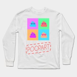 Poop art Long Sleeve T-Shirt